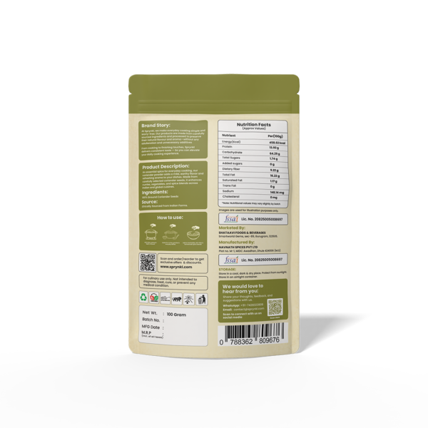 Second image of Sprynkl Coriander Powder – 100g